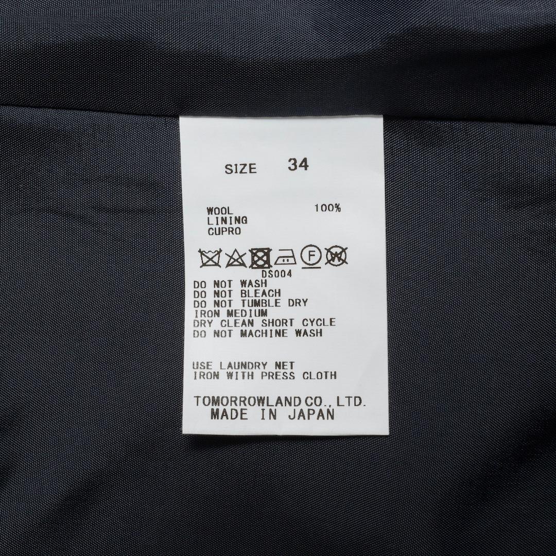 未使用 MACPHEE ビンテージギャバジン ダブルブレストジャケット 34 紺