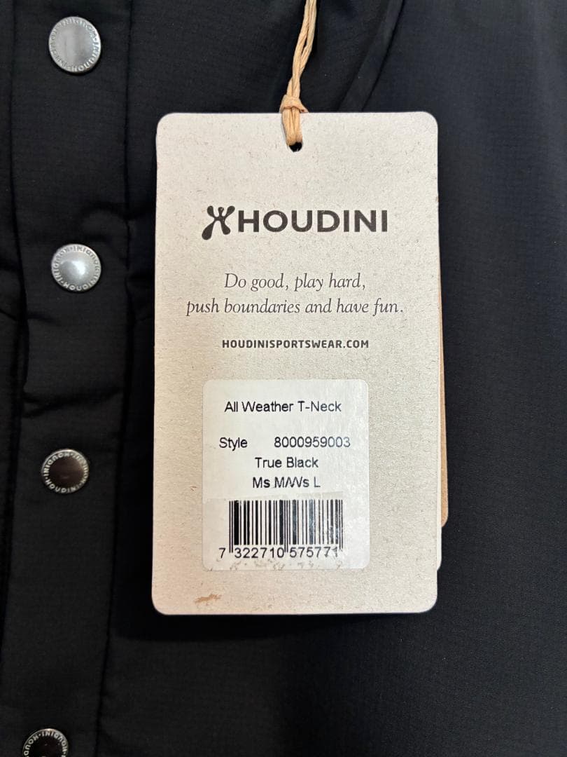 【新品】HOUDINI All Weather T-Neck Ms M/Ws L