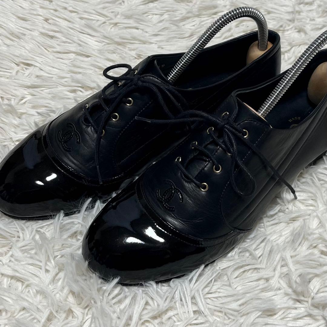 極美品　CHANEL ローファー　シューズ　ココマーク　23.5