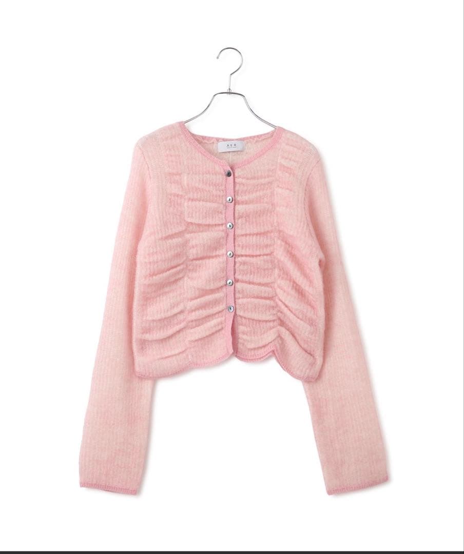 ぽん様★ダブルモヘアシャーリングカーディガン