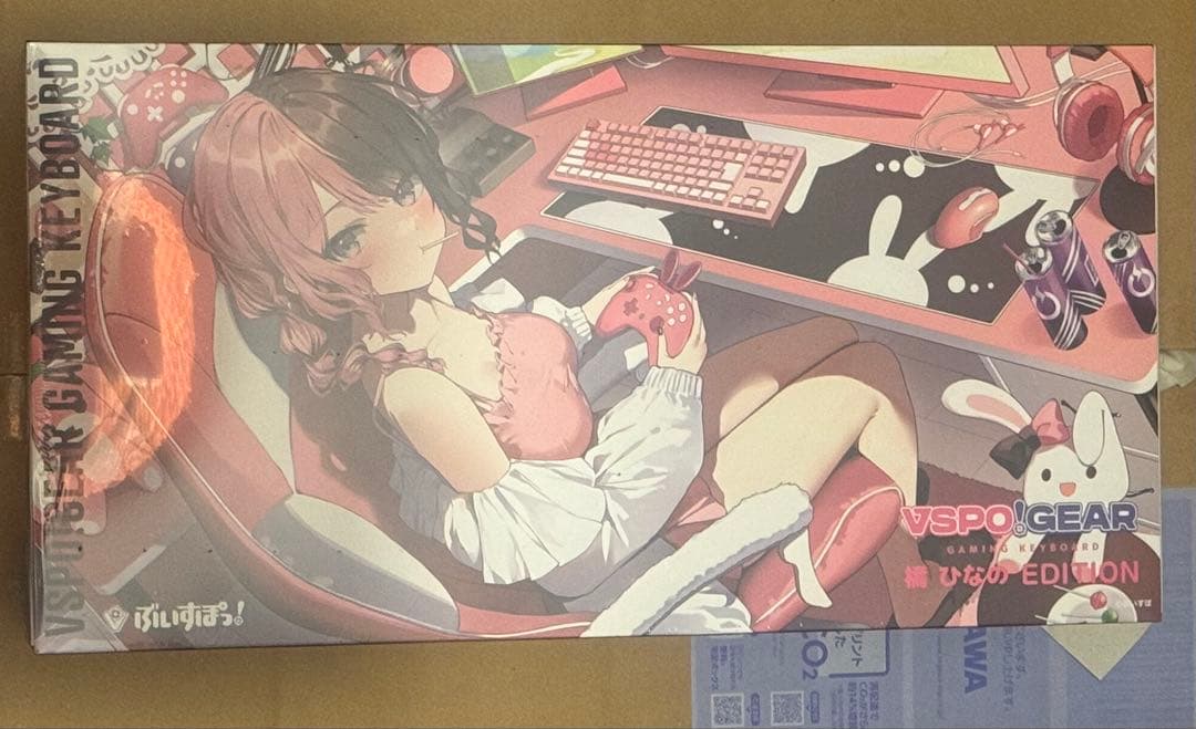 VSPO! GEAR ガラスマウス ゲーミングキーボード  橘ひなの
