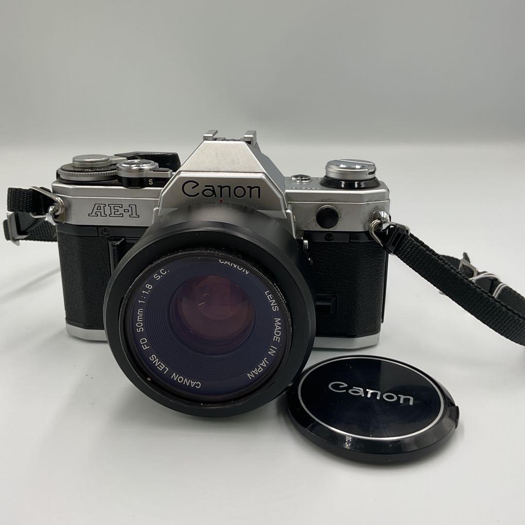 F4781 Canon AE-1 フィルムカメラ レンズ付き