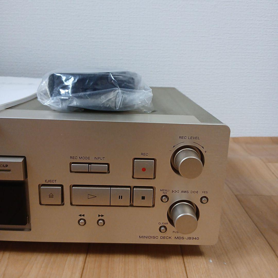 ジャンク品 SONY「MDS-JB940」MDデッキ