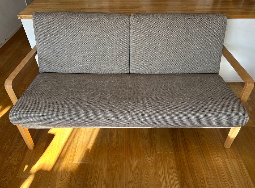 カリモク2-3人掛けソファ(WU4512 E559)