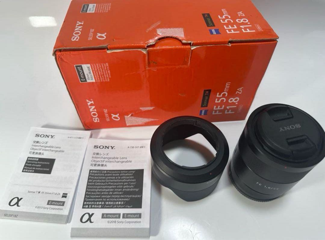 ［美品］SONY Sonnar T* FE 55mm F1.8 ZA