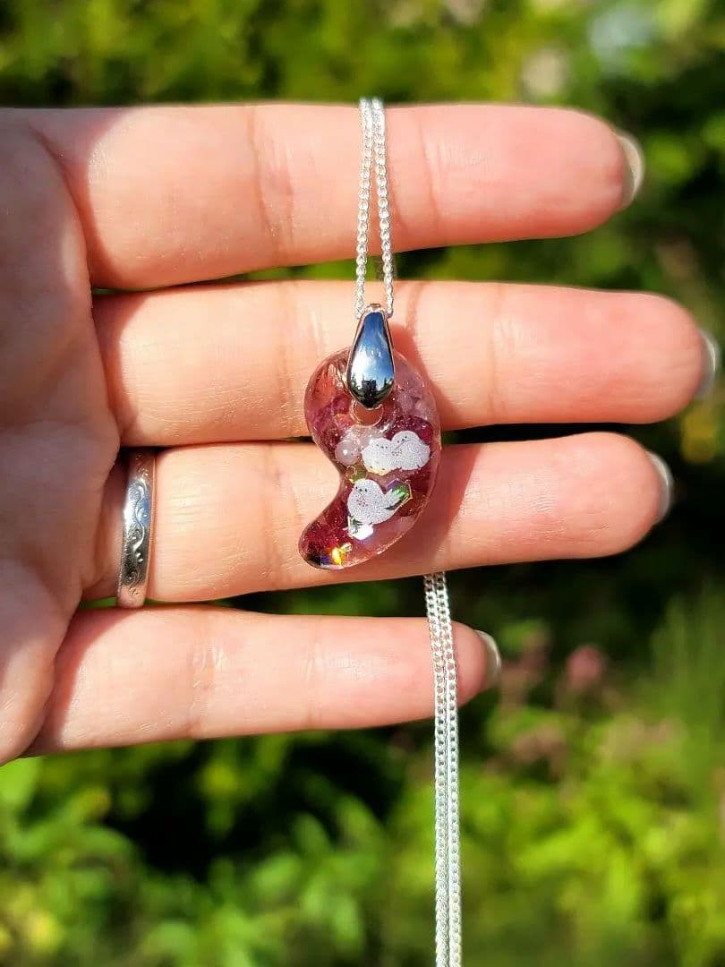 彼の気持ちを掴むラブラブシマエナガ勾玉姫系勾玉オルゴナイト