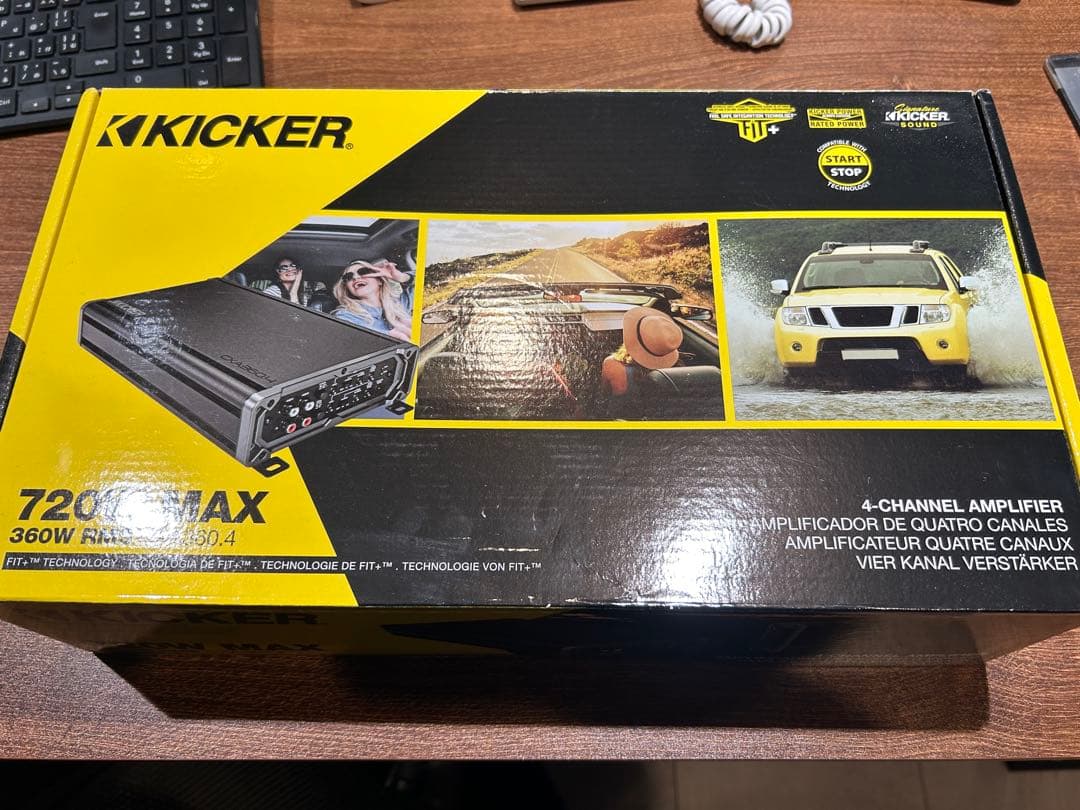 KICKER CXA360.4 4チャンネルアンプ