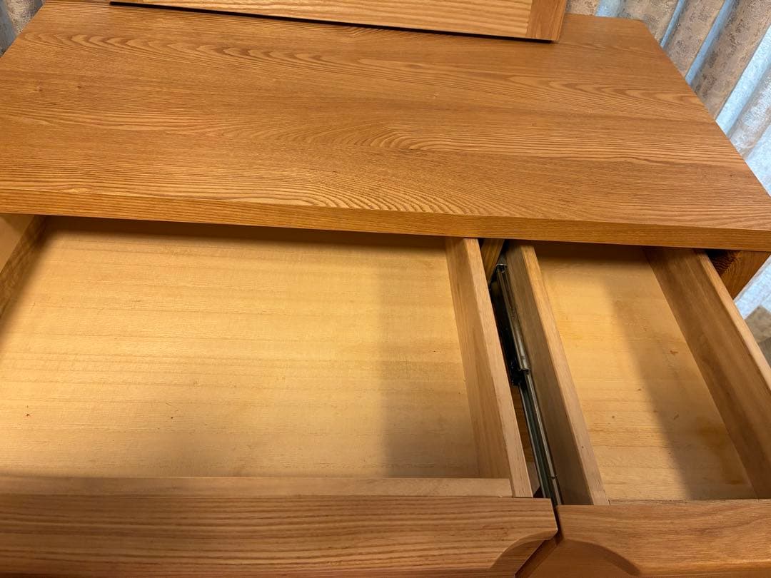 ウニコ（unico）ドレッサー スツール付　クラルスミニ