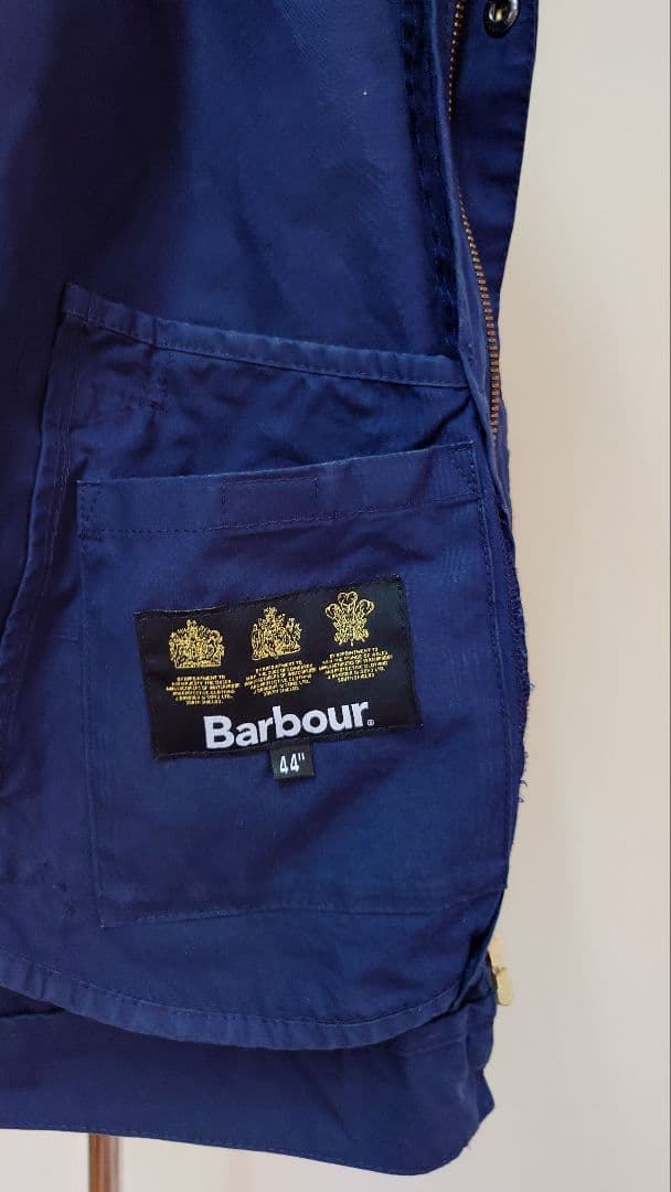 barbour SHORT BEDALE 44 ネイビー カバーオール