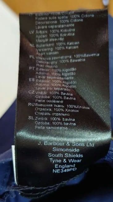 barbour SHORT BEDALE 44 ネイビー カバーオール