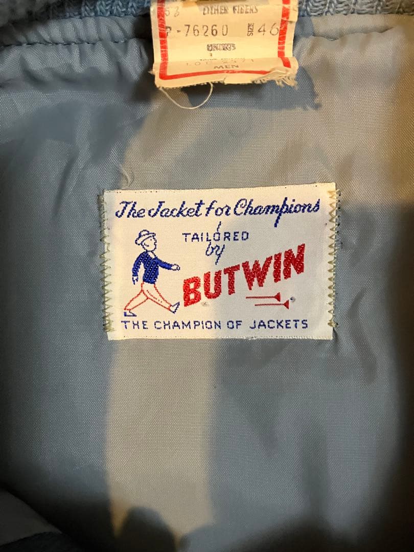 60s 70s BUTWIN ウール　スタジャン