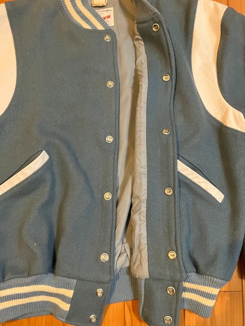 60s 70s BUTWIN ウール　スタジャン