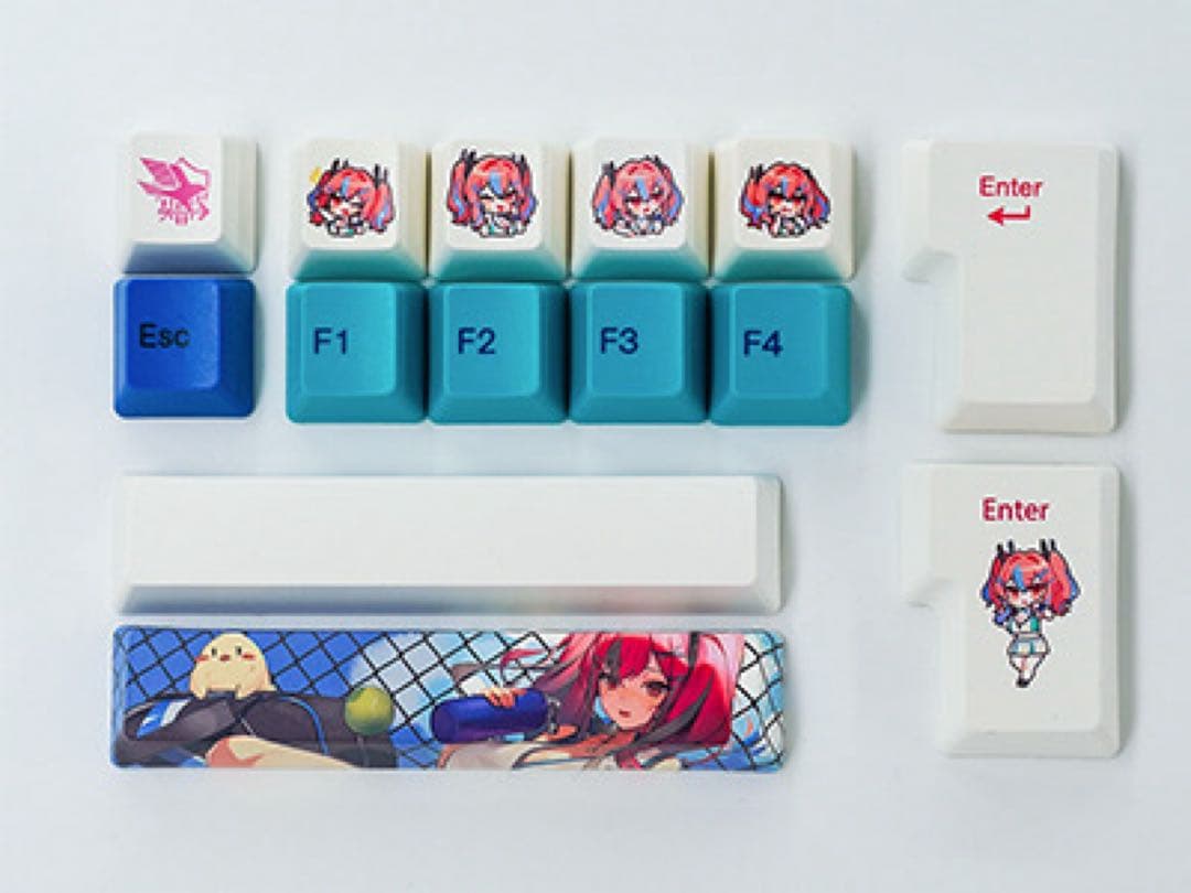 アズレン×ふもコレ ブレマートンモデル キーボード ローズ軸VARMILO