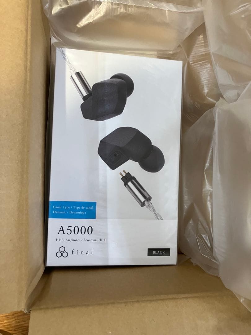 新品未開封　final A5000 ブラック 有線イヤホン