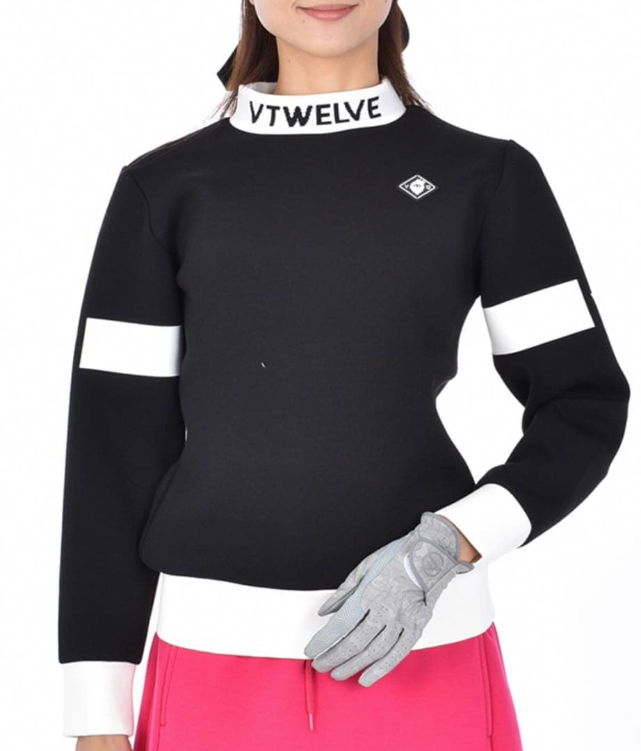 セール中【新品】VTWELVE V12 スウェット トレーナー モックネック Ｓ