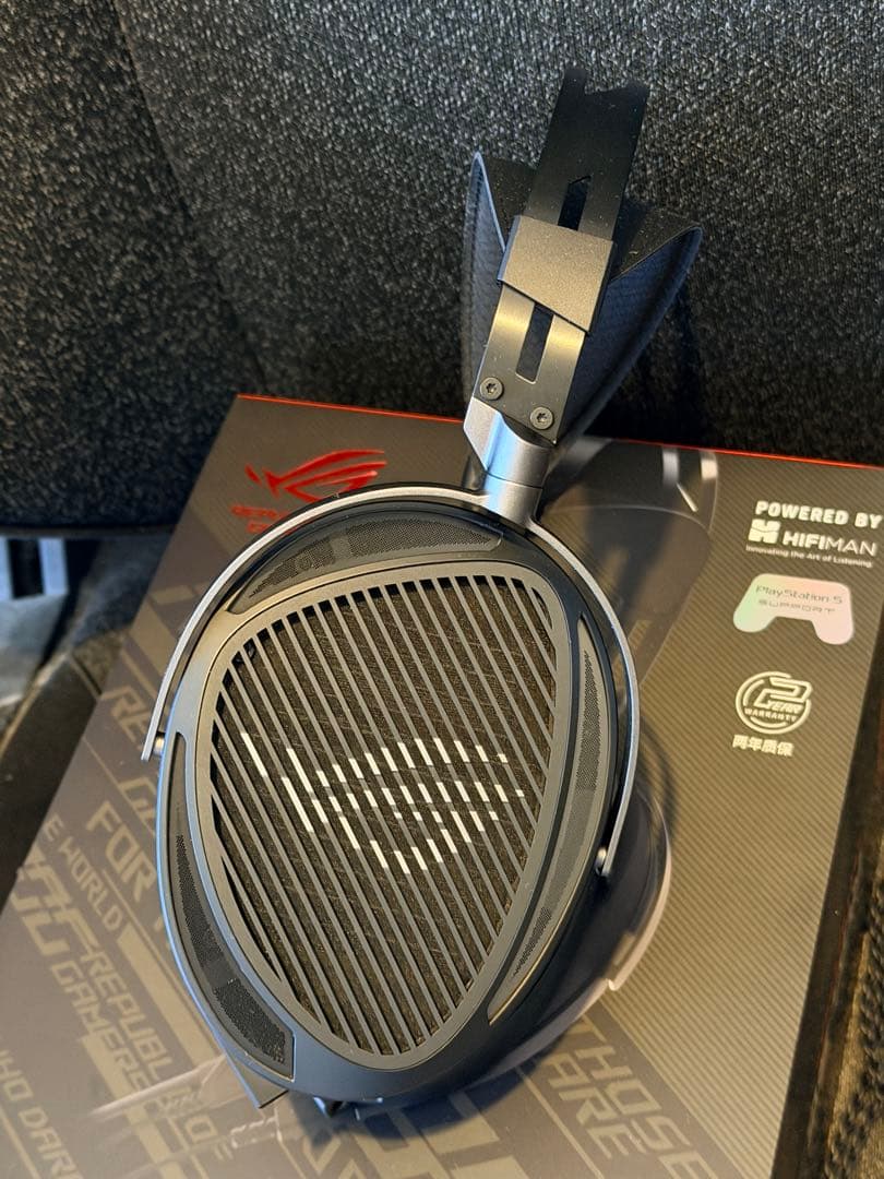 ROG X HIFIMAN Kithara 平面磁気ゲーミングヘッドホン
