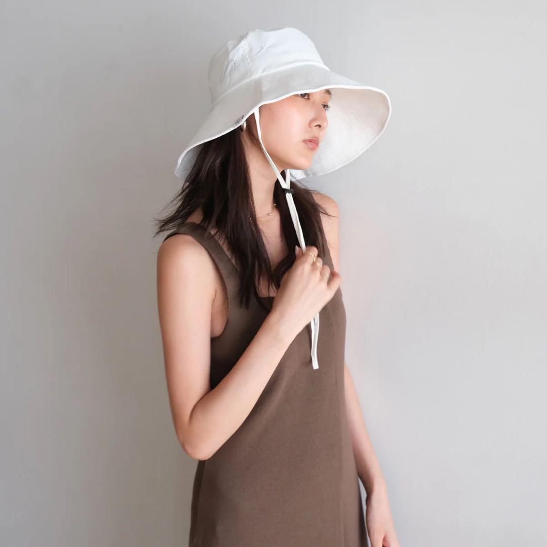 searoomlynn☆ NYLONTRAVELOUTDOORHAT(ホワイト)