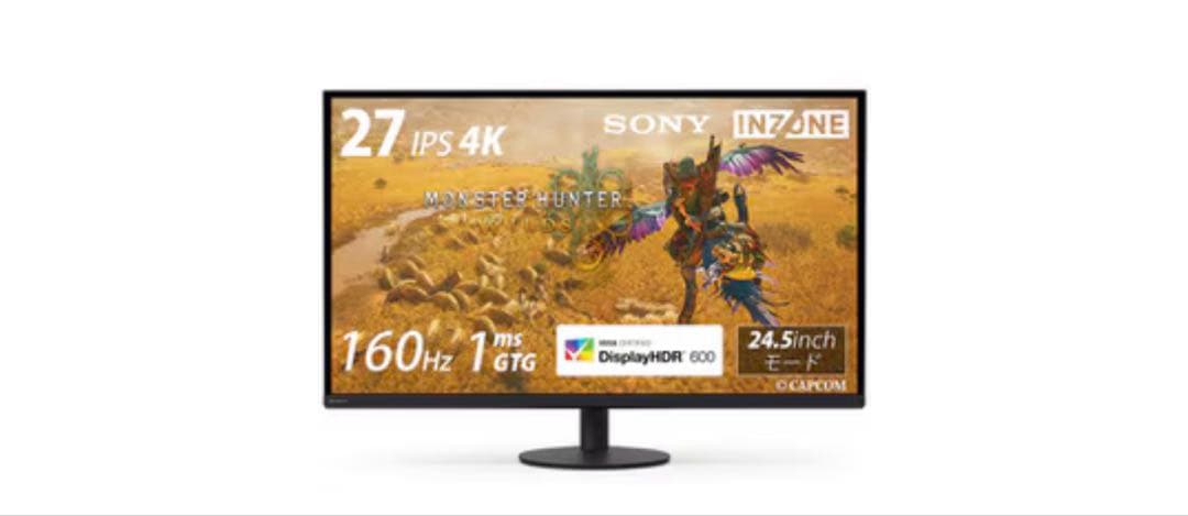 SONY INZONE M9 II 27インチ 4K モニター
