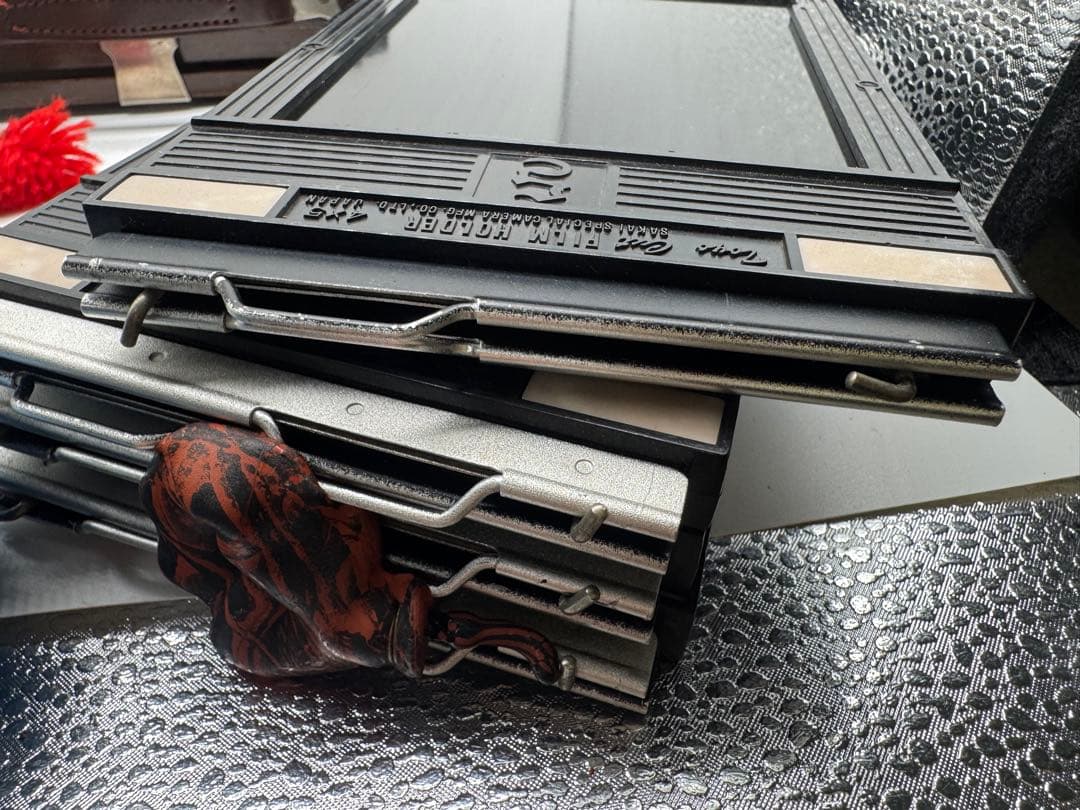 み*い様 【大判カメラ】木製大型カメラCOMPURシャッターレンズ付フィルムホル