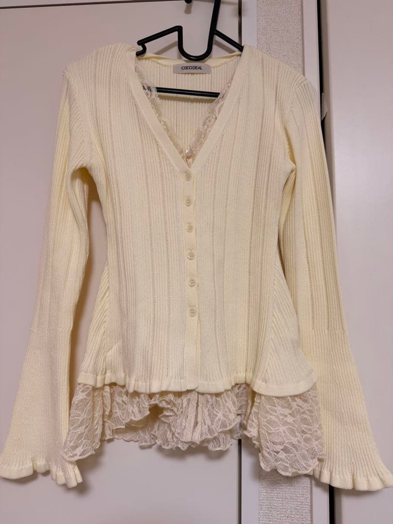 COCODEAL レースドッキングニット