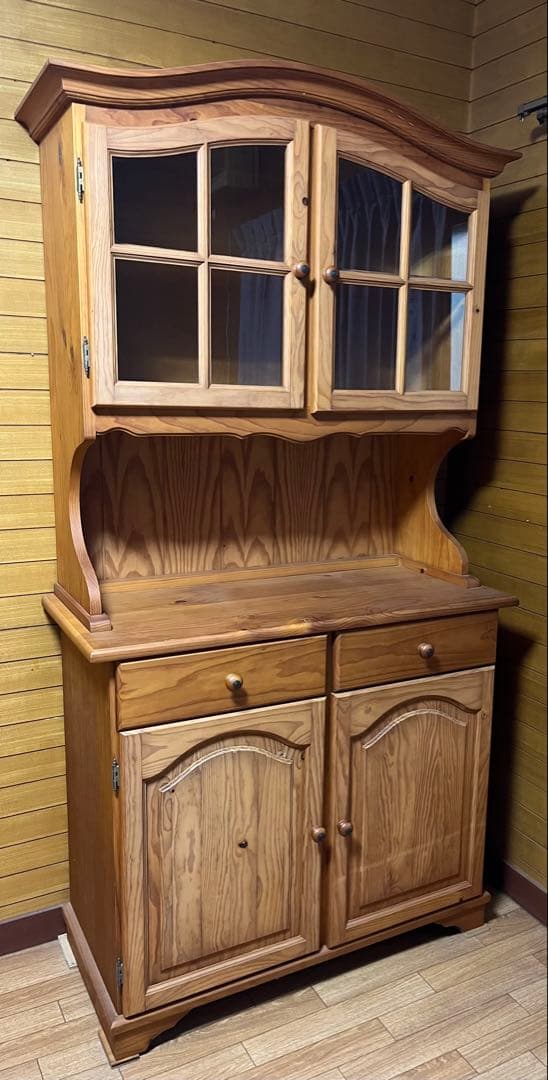 またちょっと値下げ　フランスベッド　Ticaカントリー　食器棚　カップボード♪