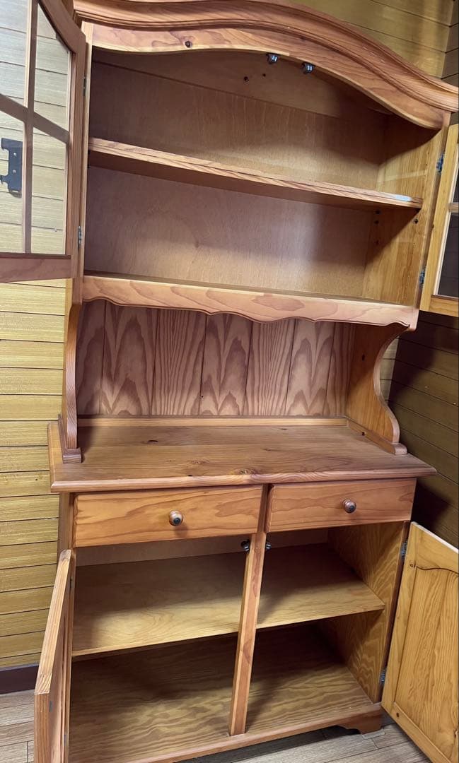 またちょっと値下げ　フランスベッド　Ticaカントリー　食器棚　カップボード♪