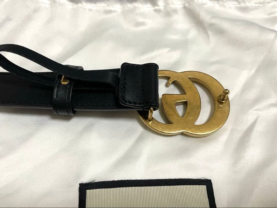 【美品】　GUCCI ダブルG ベルト　レディース