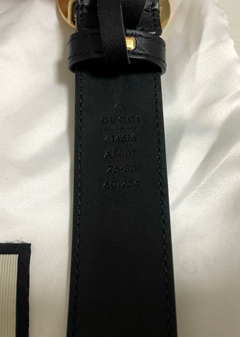 【美品】　GUCCI ダブルG ベルト　レディース