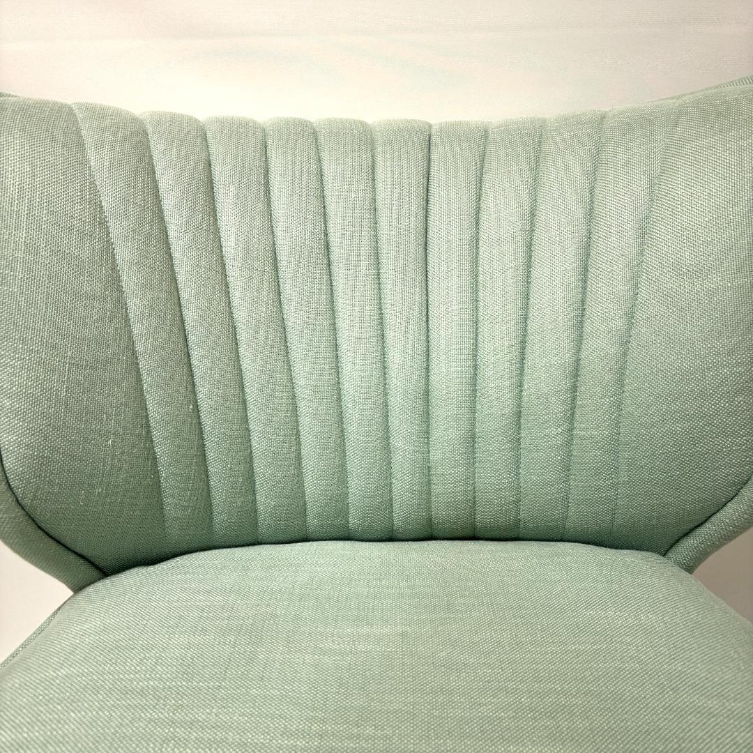 関家具 イージーライフ クラッシュゲート 1人掛けソファ モニカ グリーン