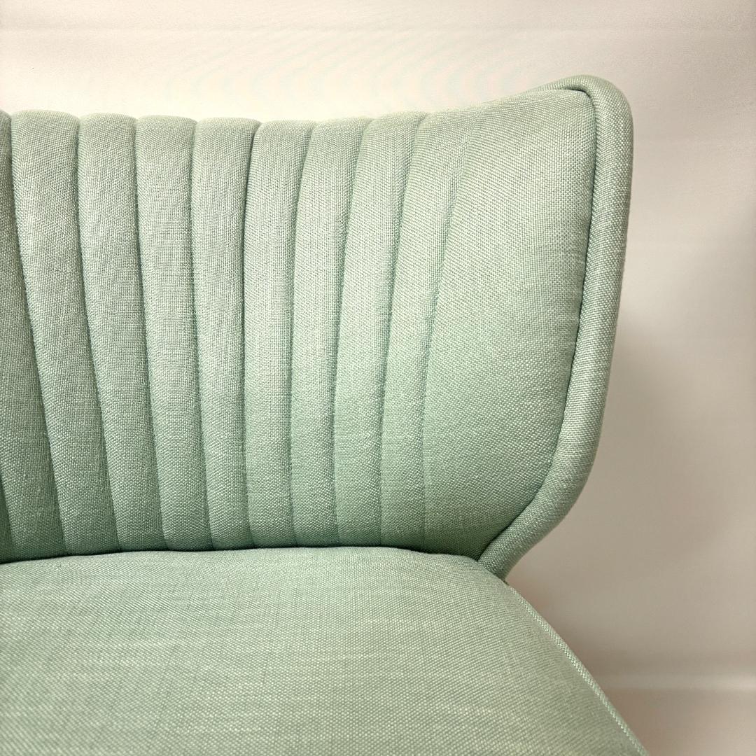 関家具 イージーライフ クラッシュゲート 1人掛けソファ モニカ グリーン