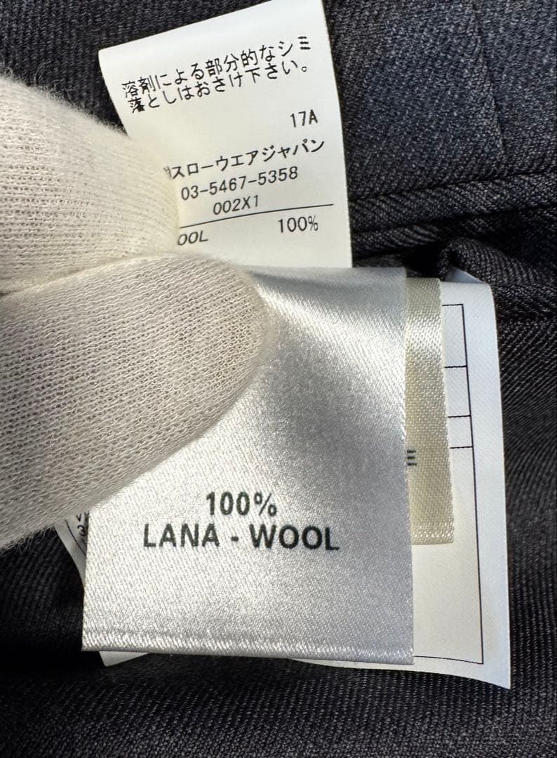 インコテックス 1NT024 スリムフィット　１プリーツパンツ