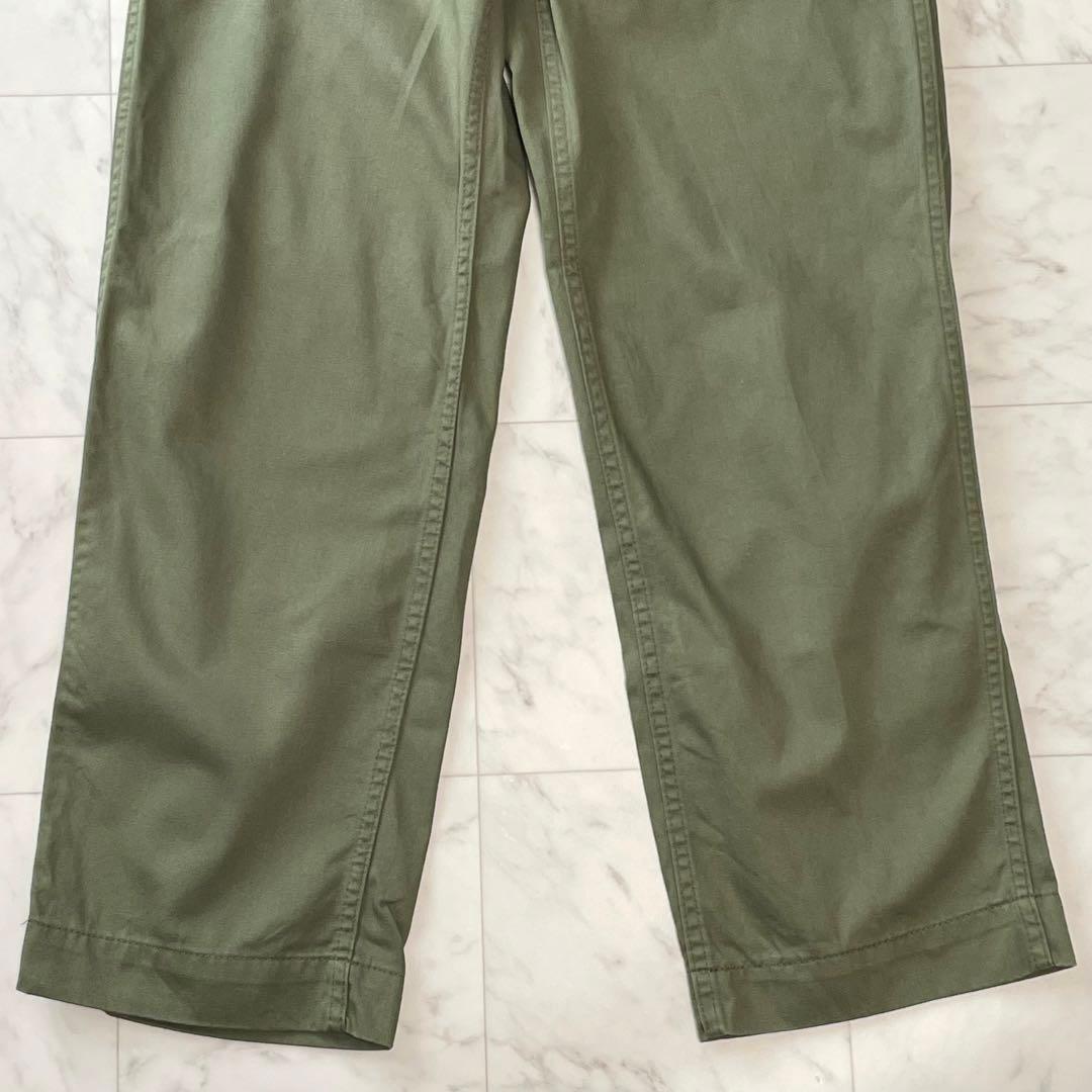 25年 Spick&Span ルーズベイカーパンツ カーゴパンツ カーキ 38