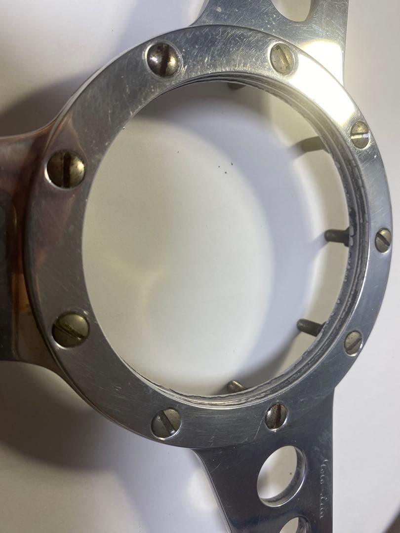 モトリタ　ウッド3本スポークステアリング