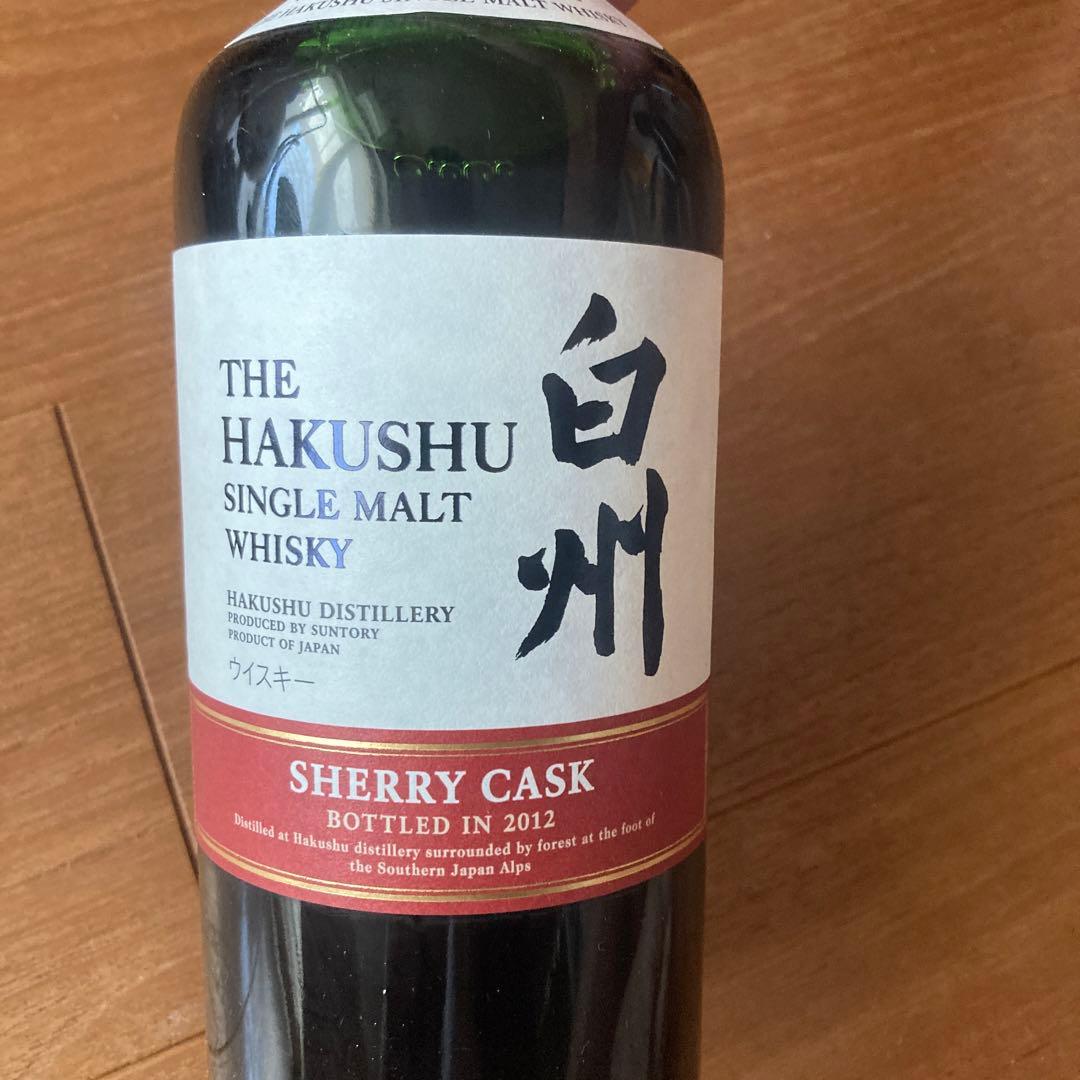 再入荷　サントリー　白州　シェリーカスク　700ml 2012年