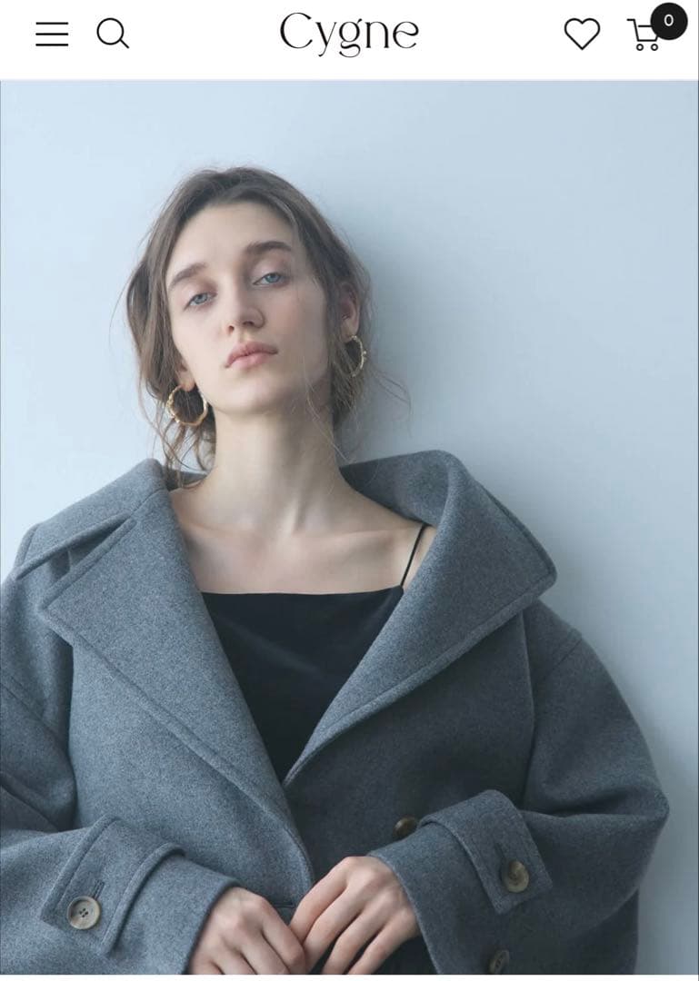 【新品未使用】 Cygne 今期新作 コート Emii