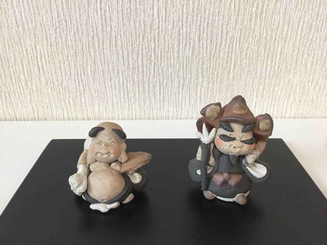 七福神　陶器　置物　細川智晴作
