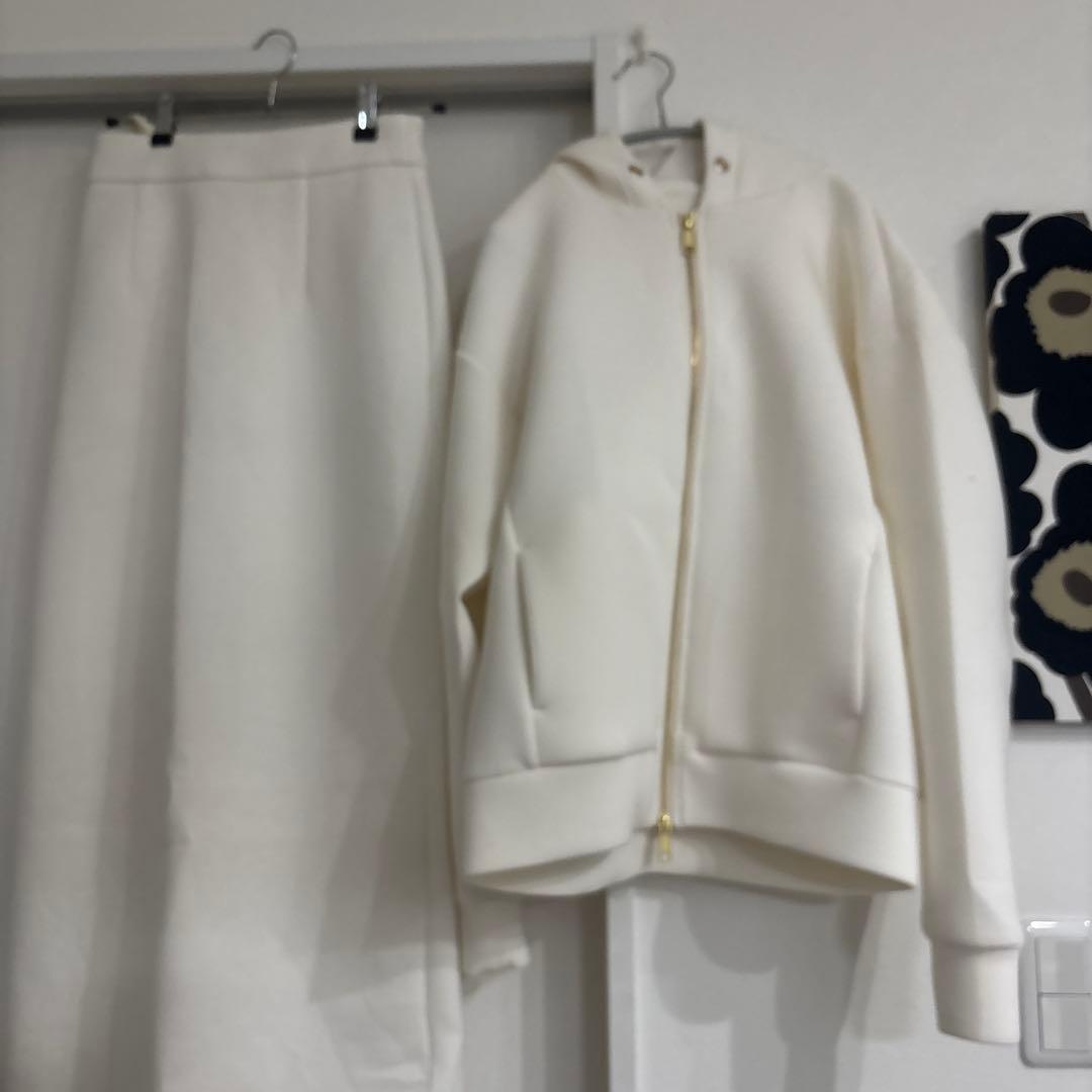 ダンボールニットフーディスカート　harukaコラボ　セットアップ　はるかコラボ