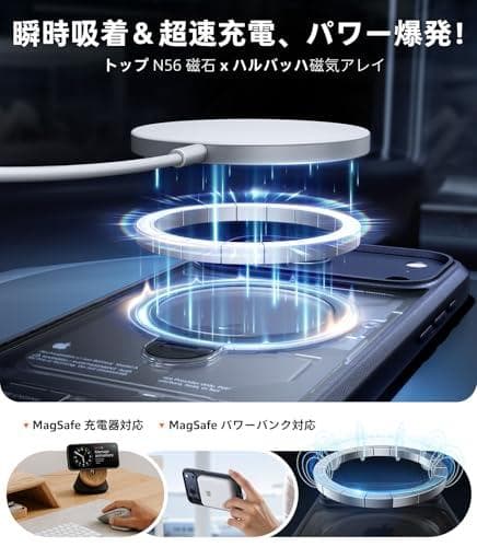 TORRAS iPhone 17 Pro 用 ケース【多機能一体・360°新定m