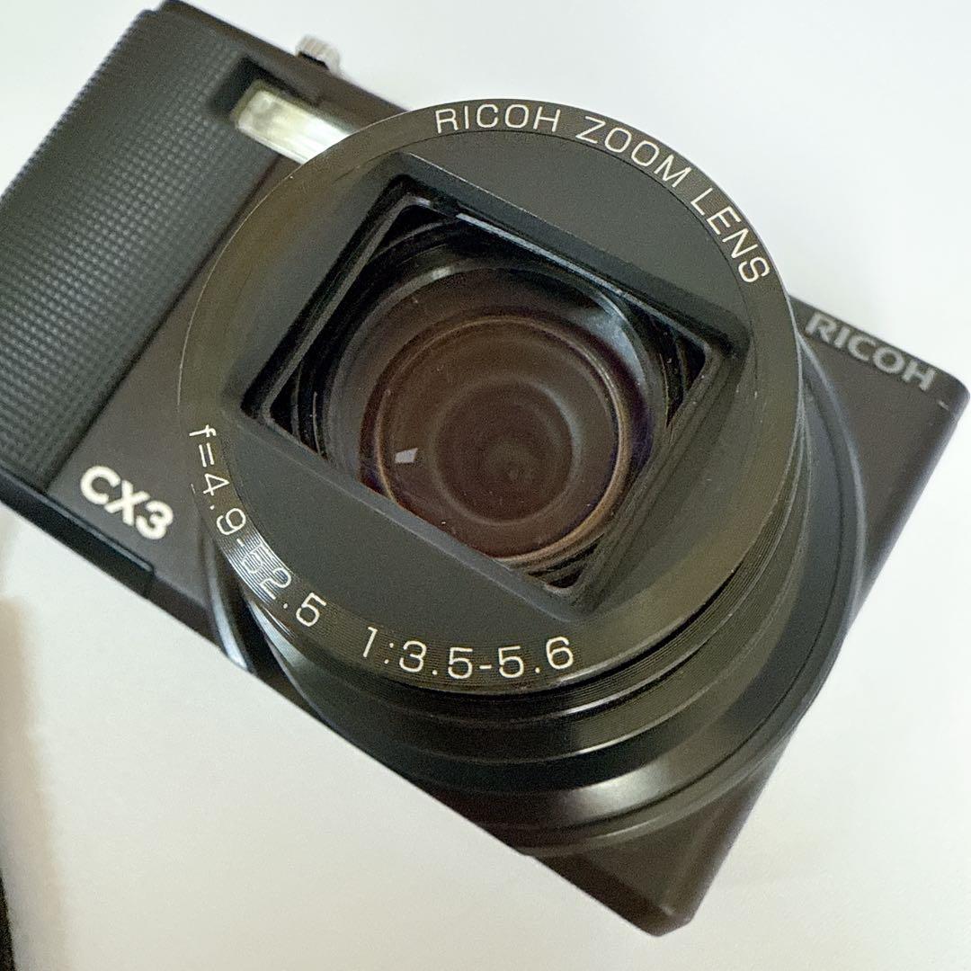 【動作確認済】 RICOH CX3 デジカメ オールドコンデジ リコー ブラック