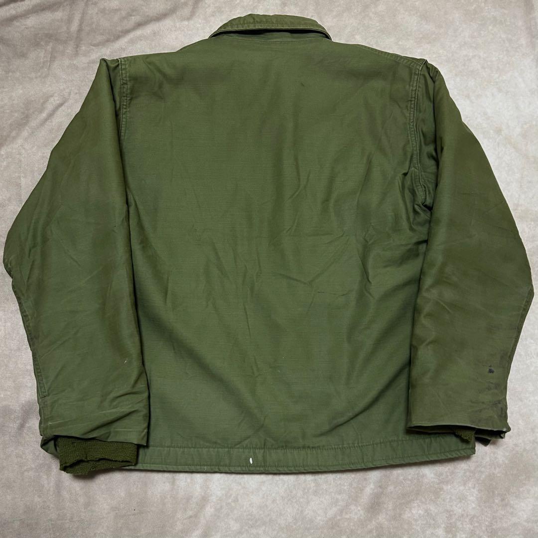 70s US Navy A-2 デッキジャケット Large 42 44