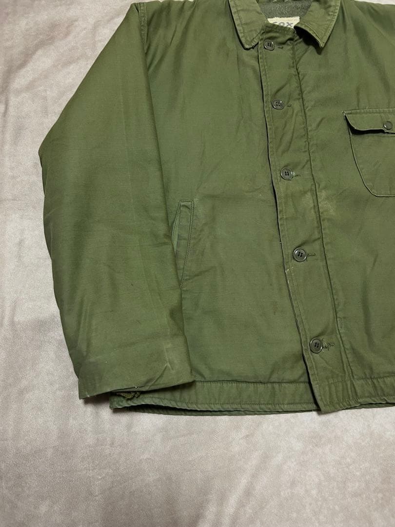 70s US Navy A-2 デッキジャケット Large 42 44