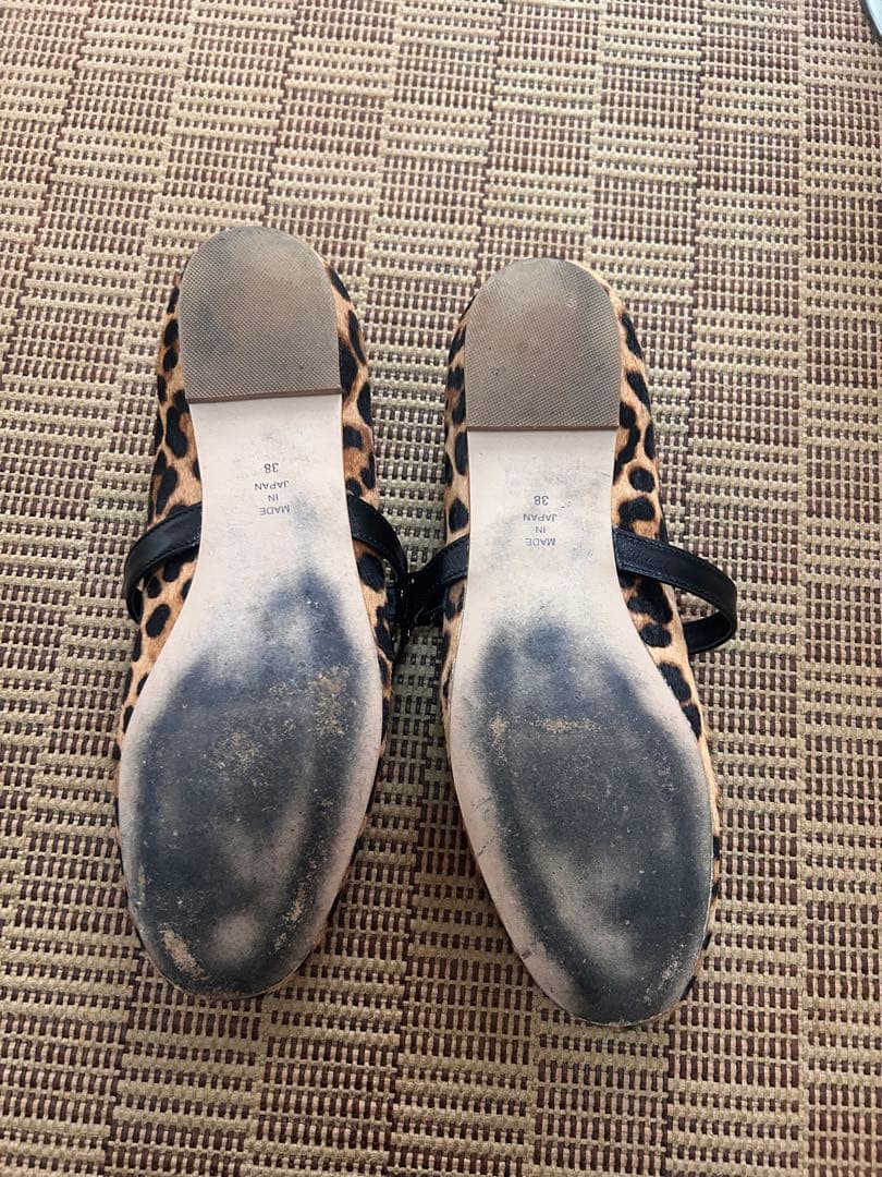 spick&span レオパードメリージェーン