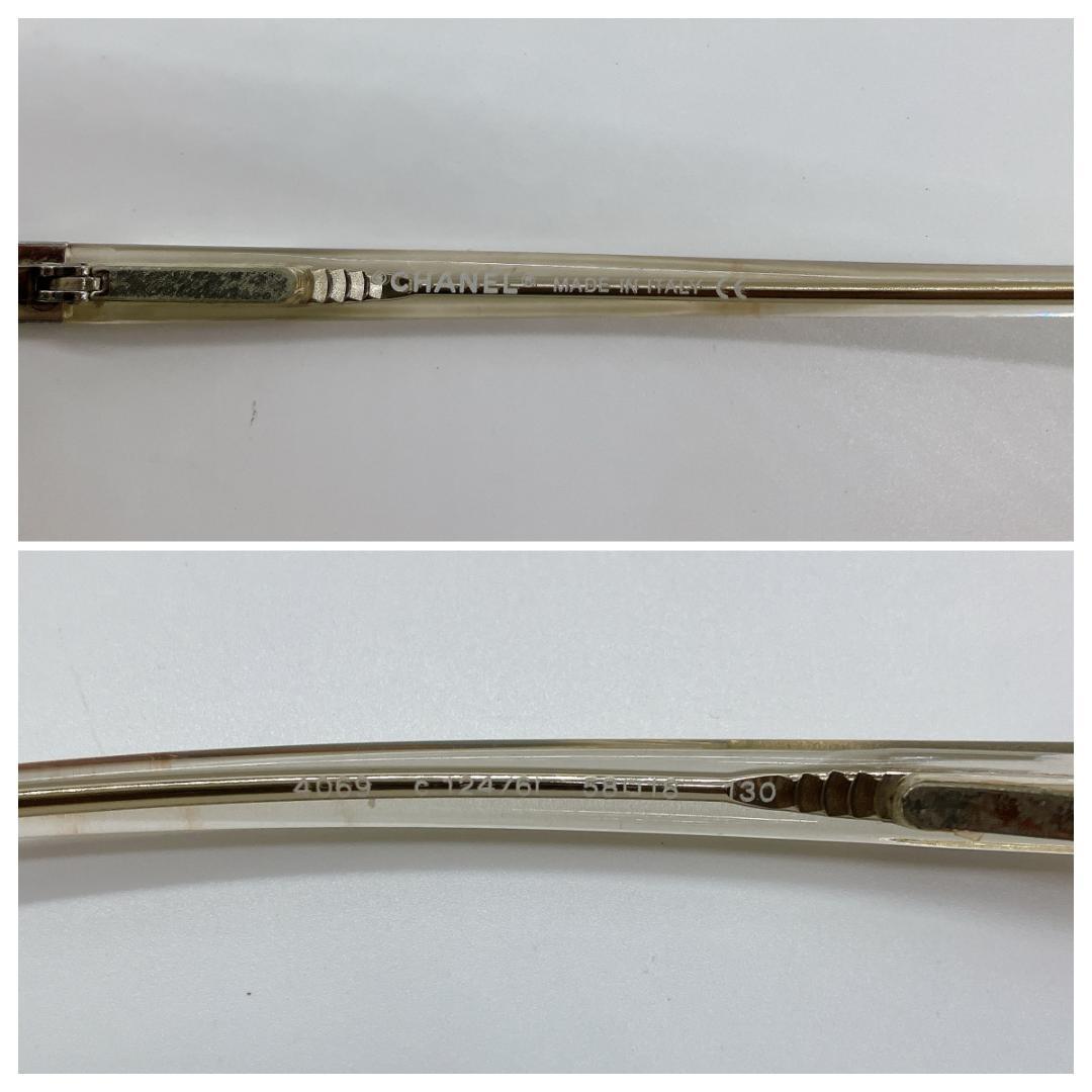 CHANEL 4049 ココマーク サングラス メガネ クリアアイボリー系