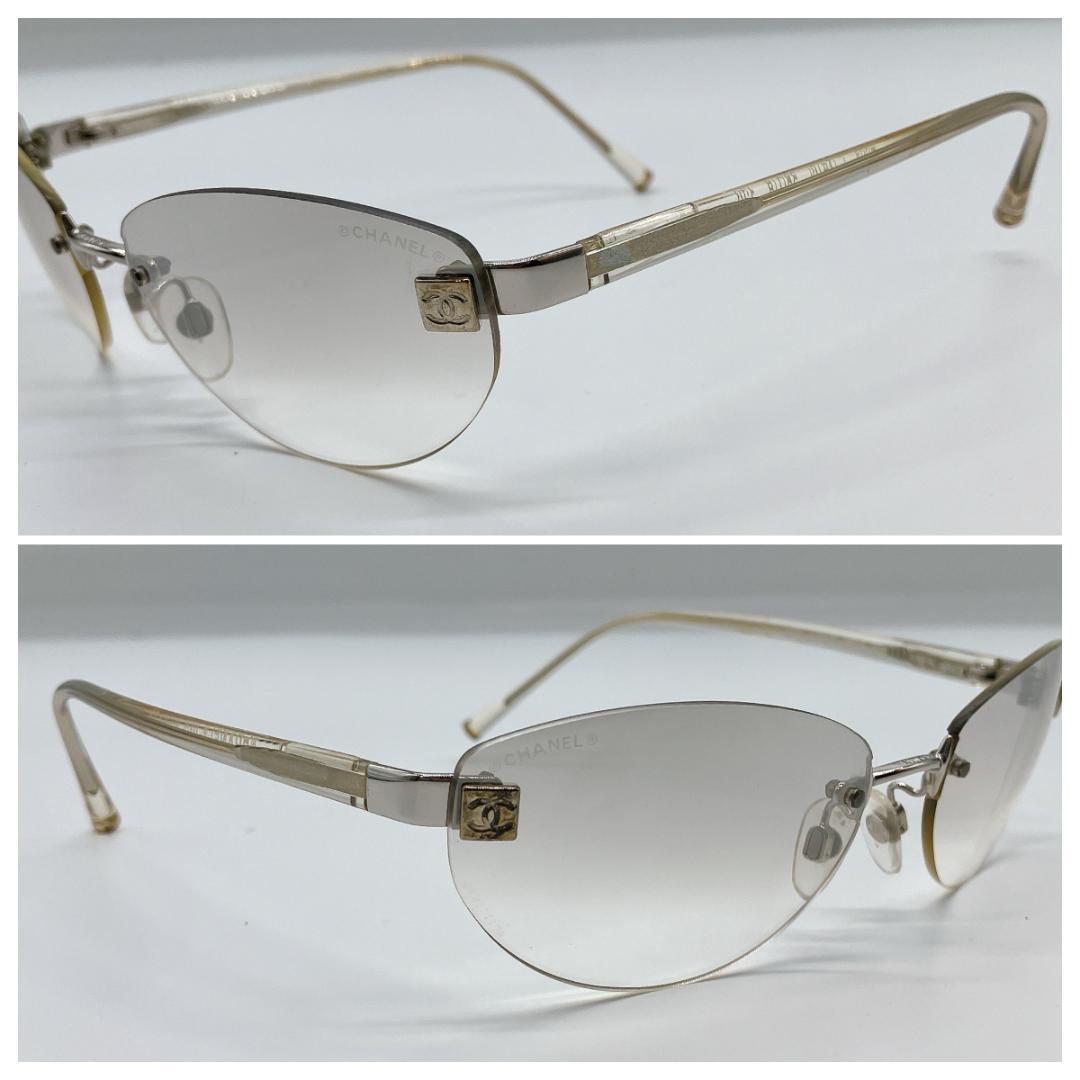 CHANEL 4049 ココマーク サングラス メガネ クリアアイボリー系