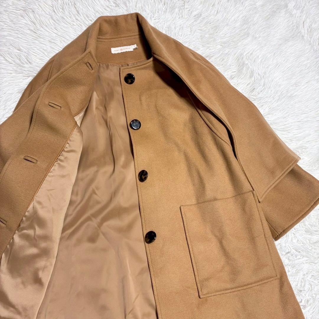 ちょいみー Tory Burch ウールコート キャメル ポルトガル製