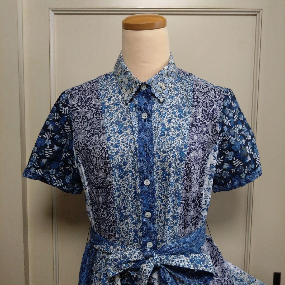 haname　完売✨ スキャパ　リバティプリントパッチワークワンピース