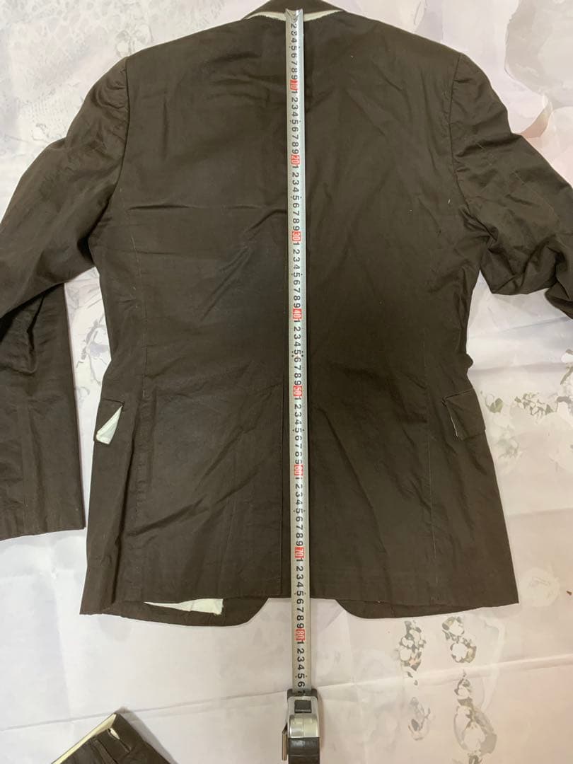 ANSNAM ブラウン スーツ スラックス