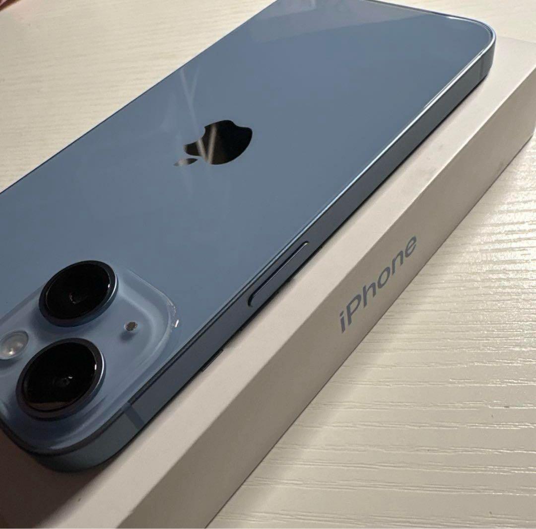 iPhone14 256GB ブルー SIMフリー 極美品