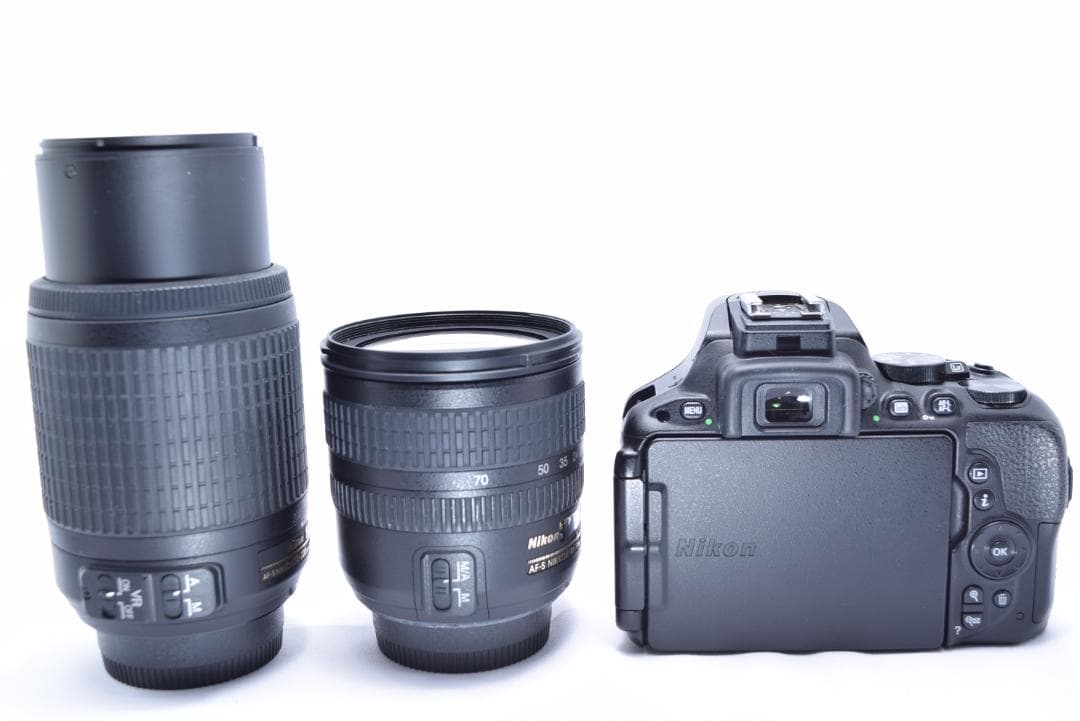 ➌Nikon D5500 Wレンズセット シングルレンズにも出来ます!!!