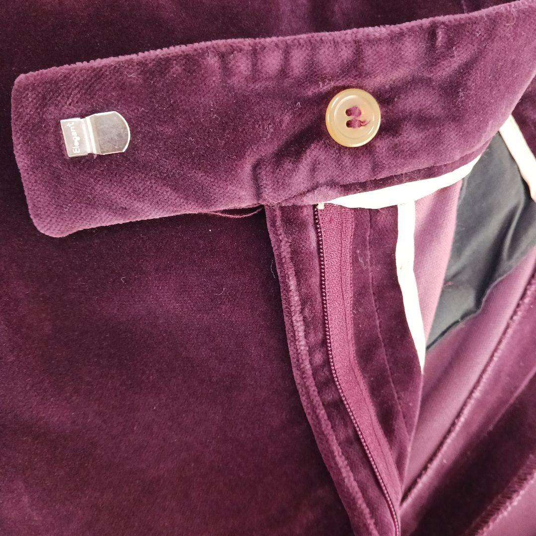 ヴィヴィアンウエストウッド　パンツ　ベロアパンツ　パープル